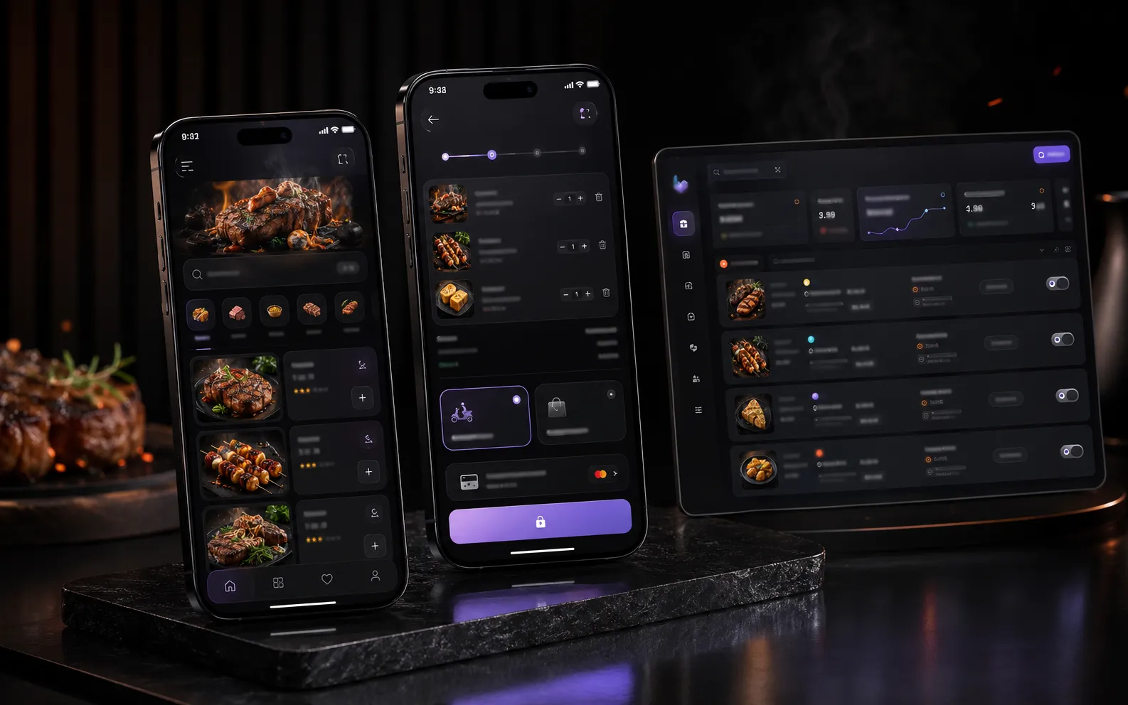 Mobile app interface designed and built by WebPulse